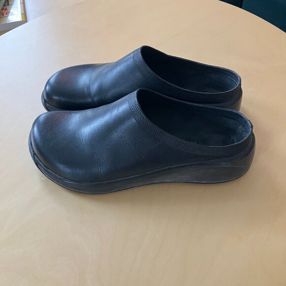 Birkenstock Tatami Black Leather Clog Mule VTG - Picture 2 of 3